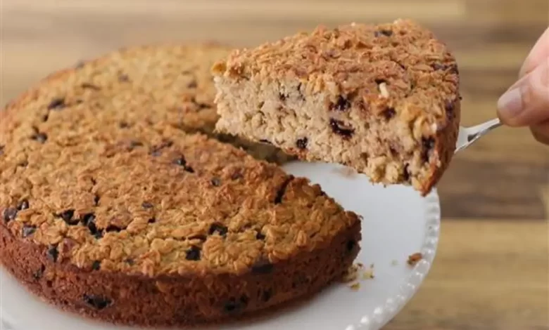 Bolo de Banana com Aveia