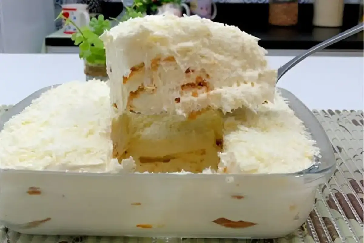 pave simples de leite ninho