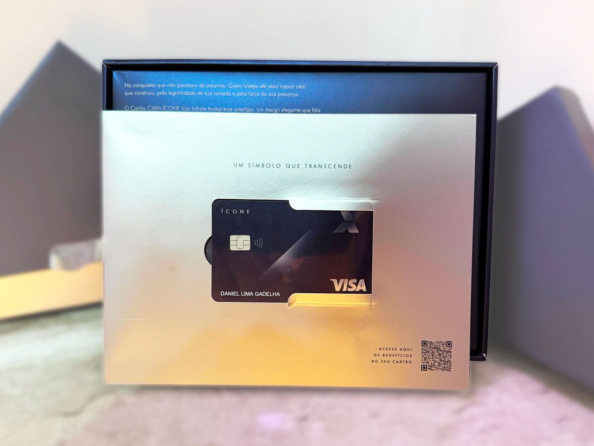 kit boas vindas caixa icone visa infinite 2