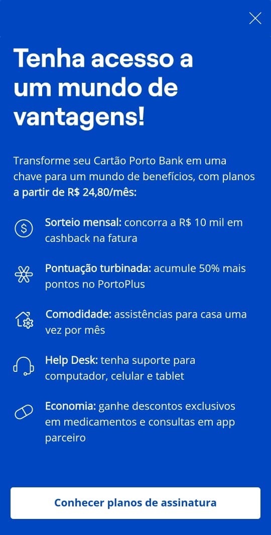 lancamento clube porto bank cartao credito 2