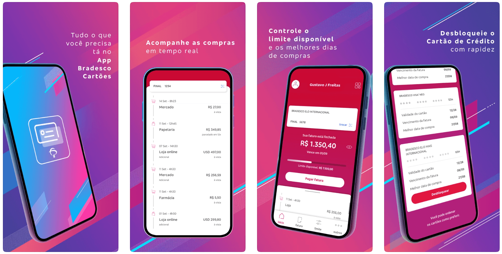 aplicativo bradesco cartoes amazon