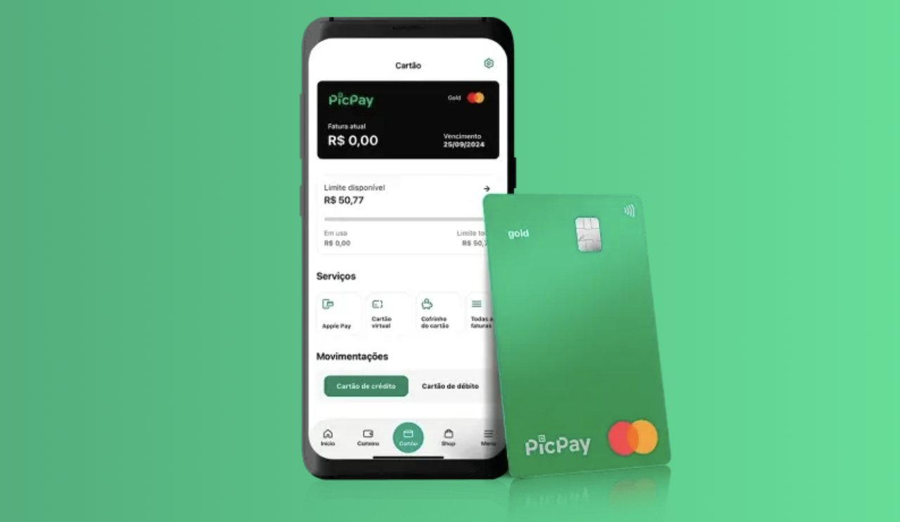 Cartão de crédito fácil aprovação PicPay Mastercard Internacional