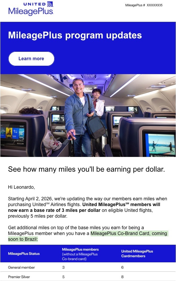 united confirma cartao credito brasil fev26