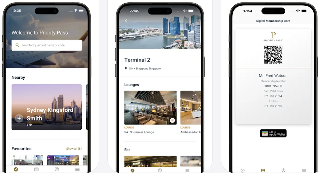 Aplicativo Priority Pass