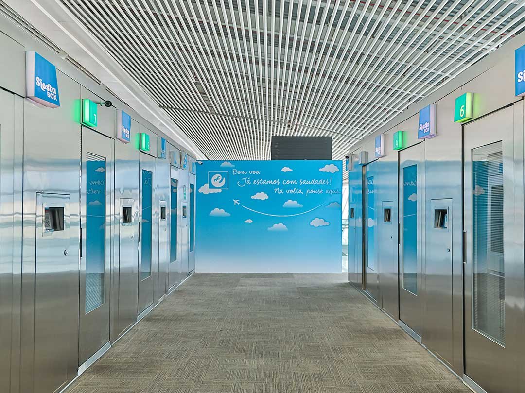 Siesta Box - Aeroporto Internacional Presidente Juscelino Kubitschek, Brasília - Priority Pass.