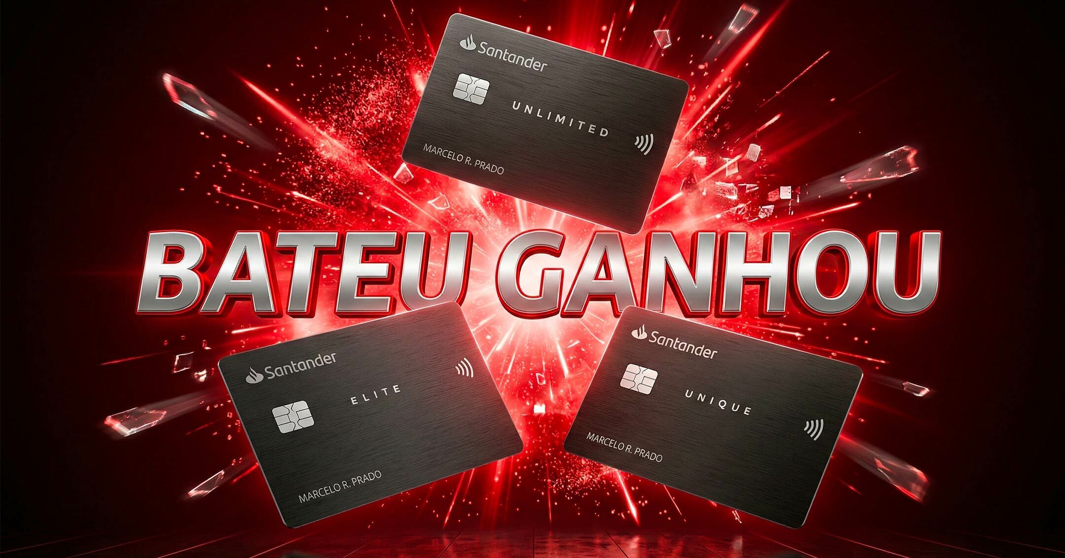 bateu ganhou santander capa