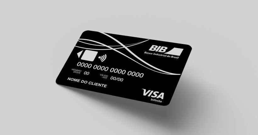 cartao banco industrial brasil bib visa infinite capa 02