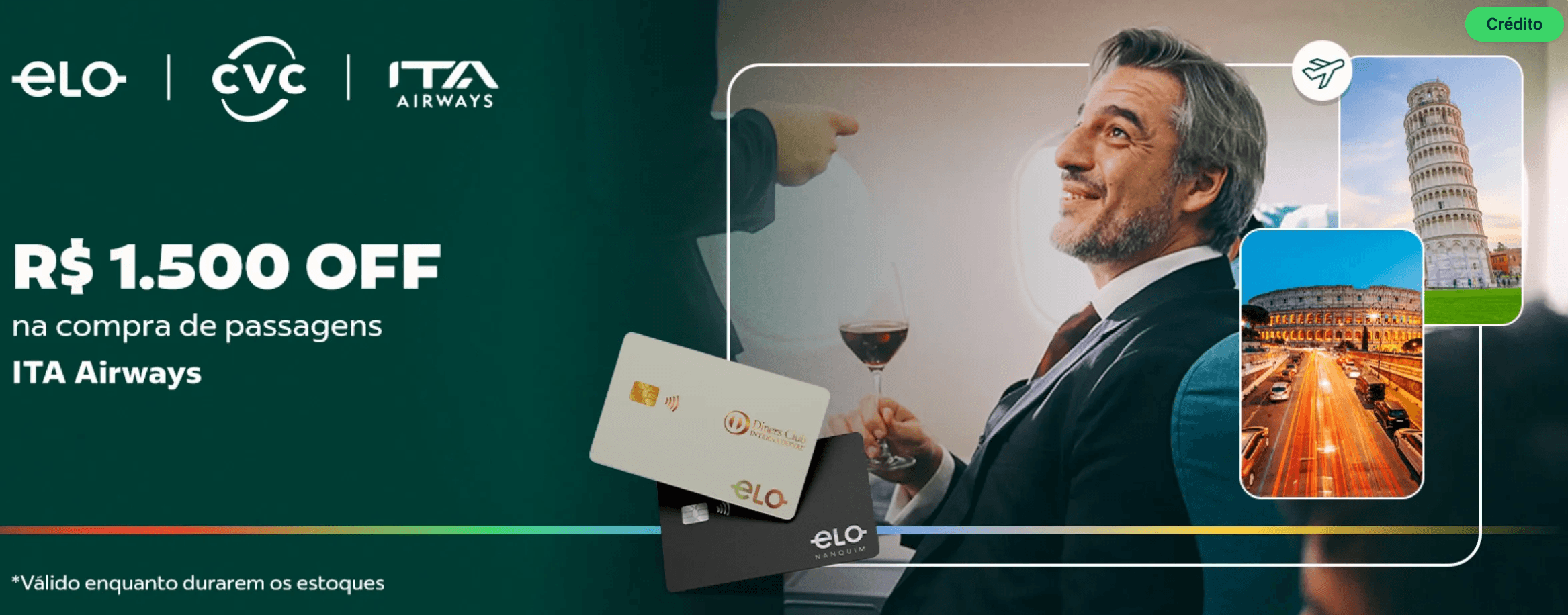 cartoes elo promocao ita airways