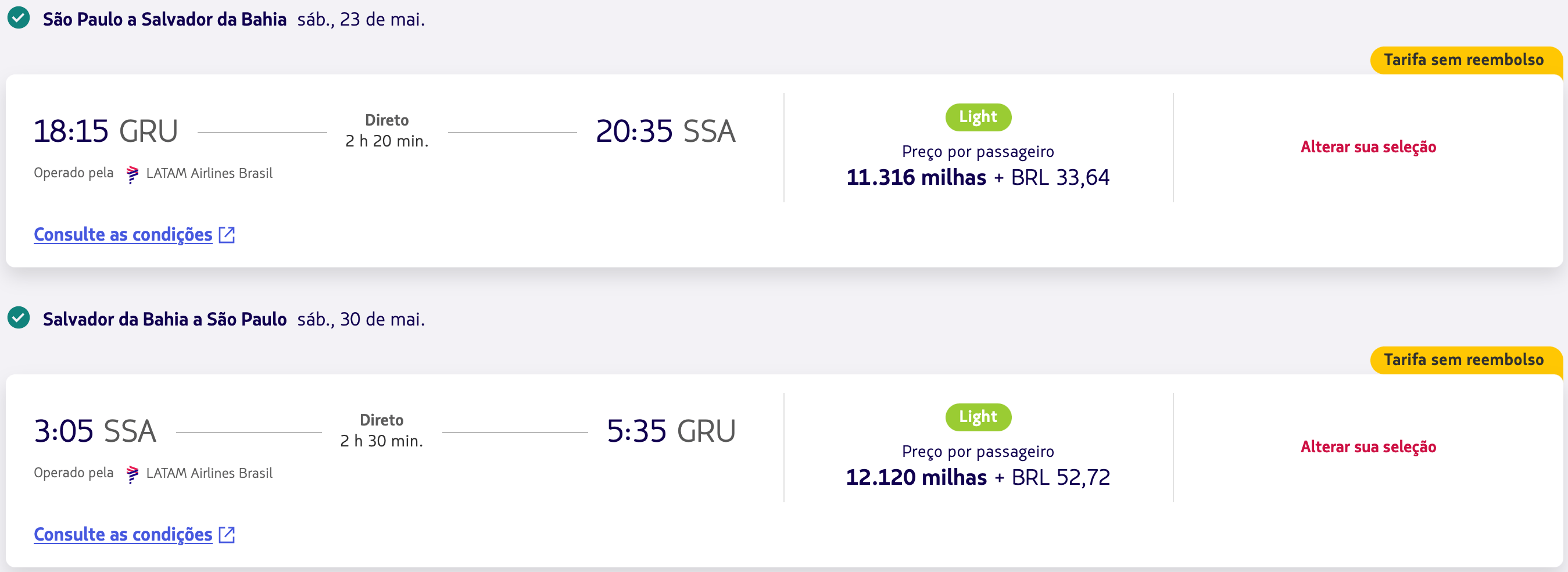 passagens latam pass gru ssa