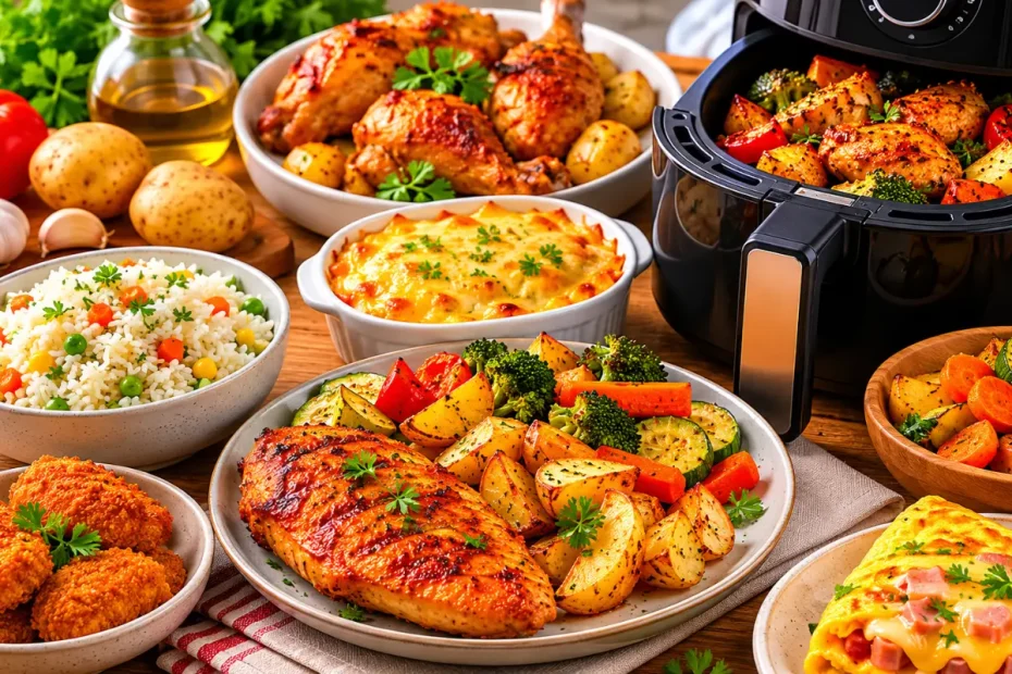 Almoço Barato na Air Fryer: Receitas Práticas para o Dia a Dia