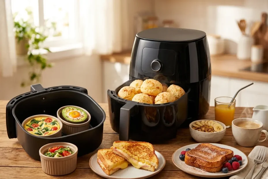 Café da Manhã na Air Fryer