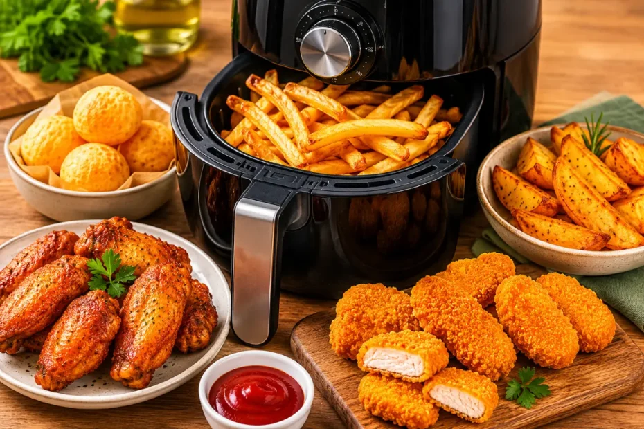 Como Deixar os Alimentos Mais Crocantes na Air Fryer