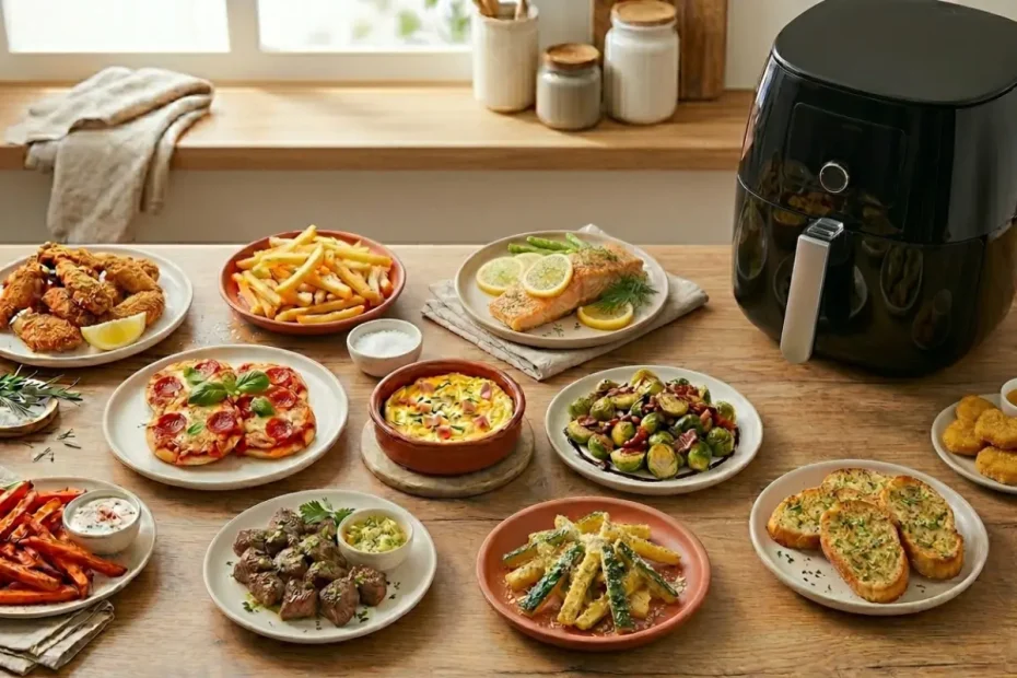 10 Receitas Rápidas na Air Fryer Prontas em Até 15 Minutos