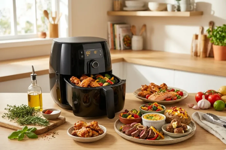 Jantar Prático na Air Fryer