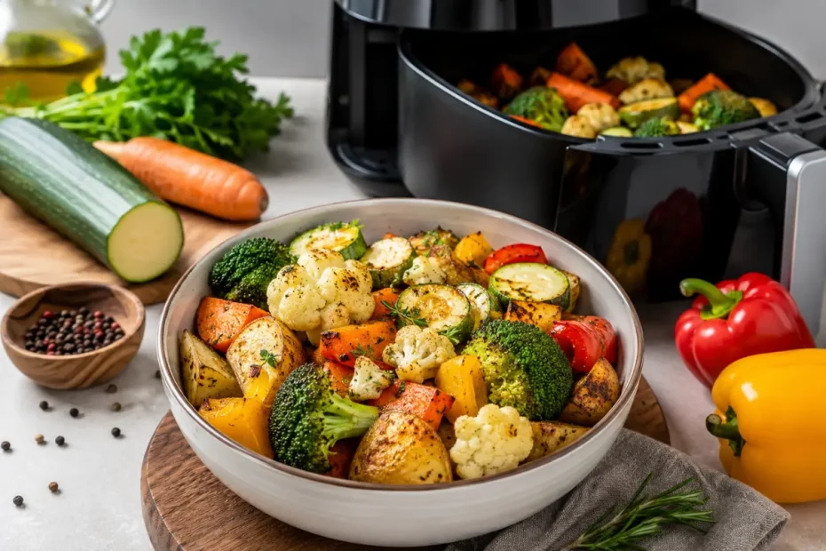 Legumes na Air Fryer: Receitas Saudáveis e Rápidas