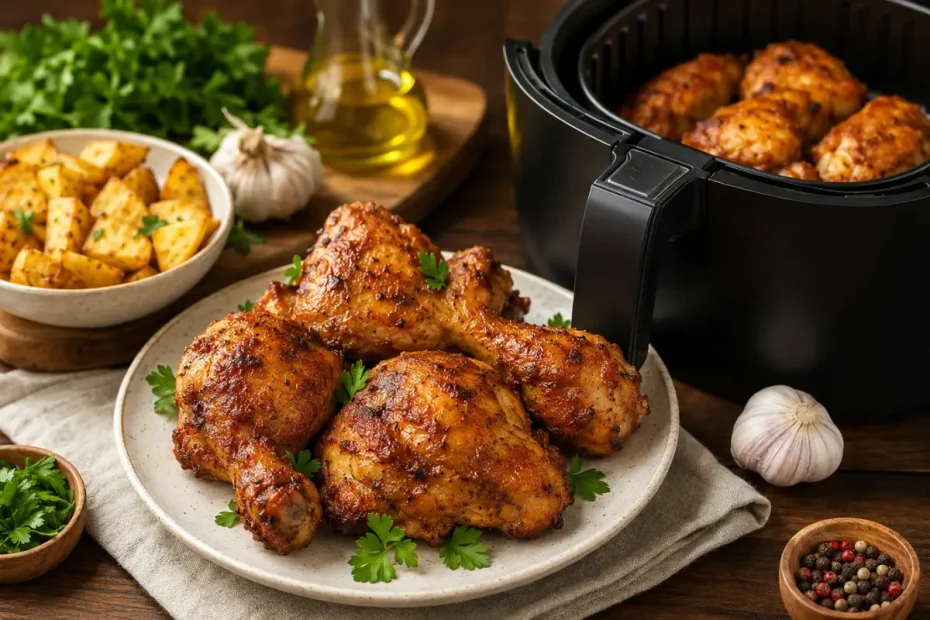 Receitas com Frango na Air Fryer que Cabem no Seu Bolso
