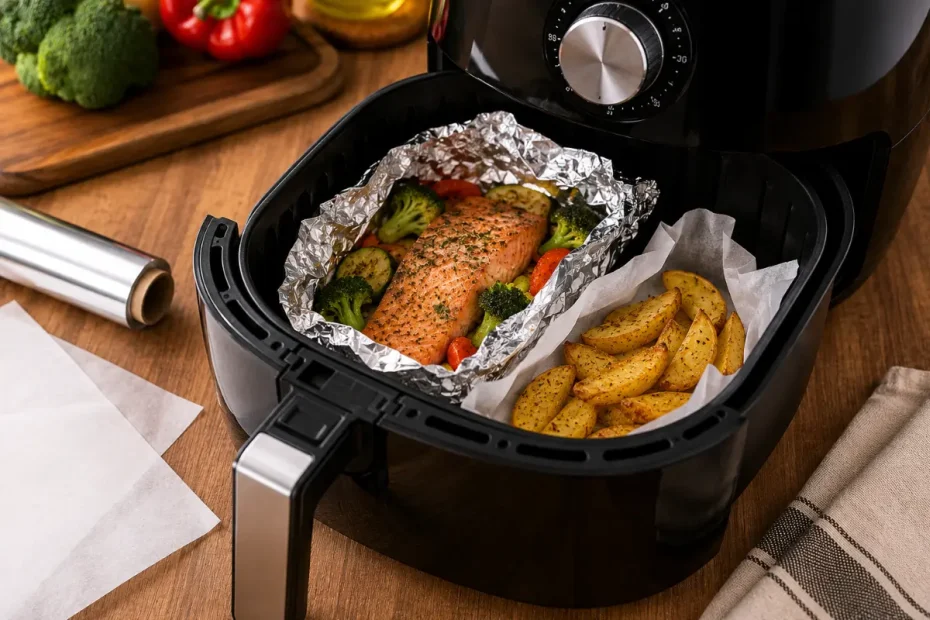 Pode Colocar Papel Alumínio e Papel Manteiga na Air Fryer