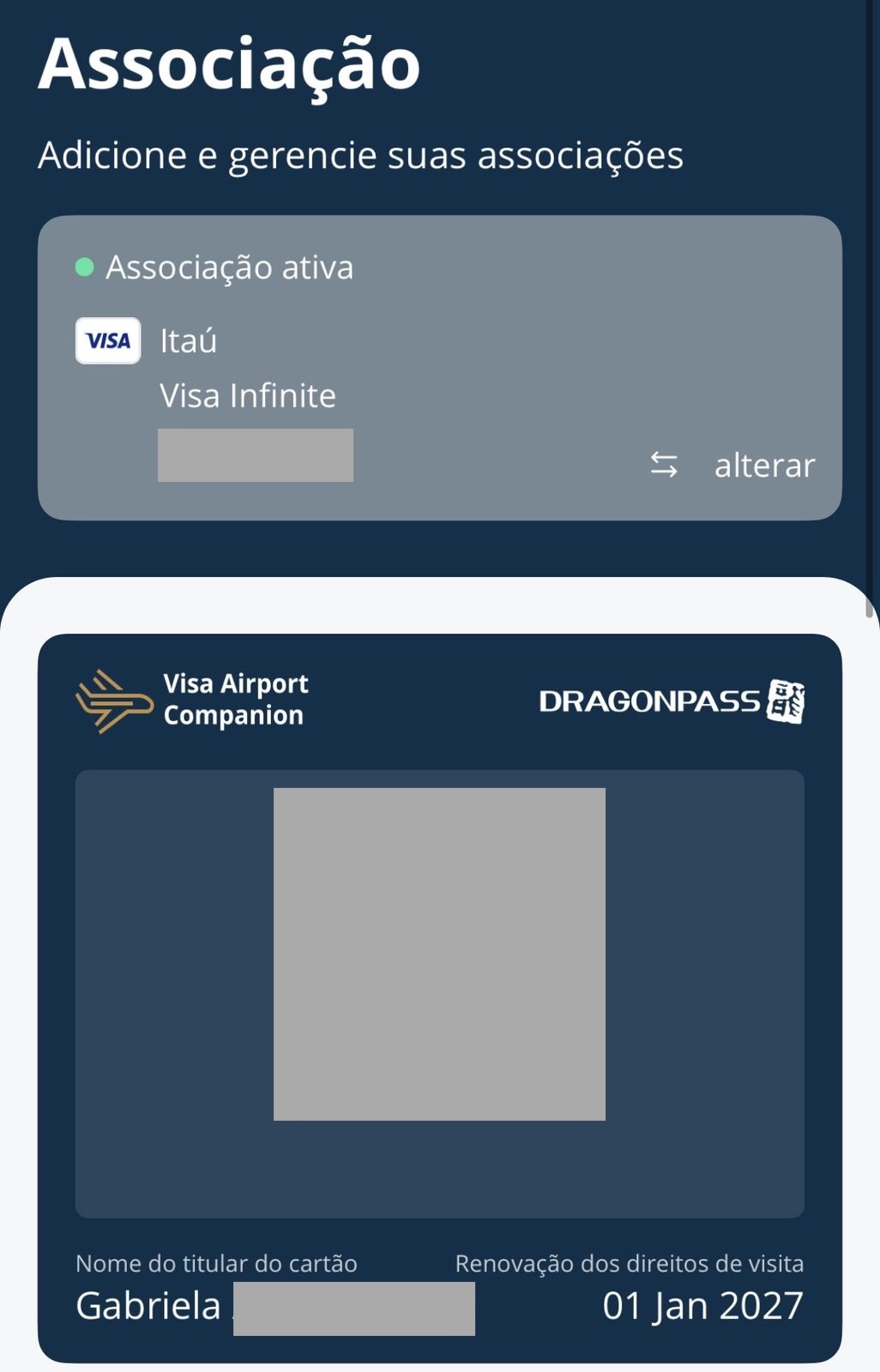 Aplicativo Visa Airport Companion